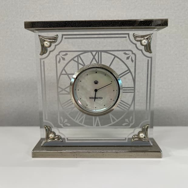 미키모토 펄 진주 탁상시계 MIKIMOTO 6번