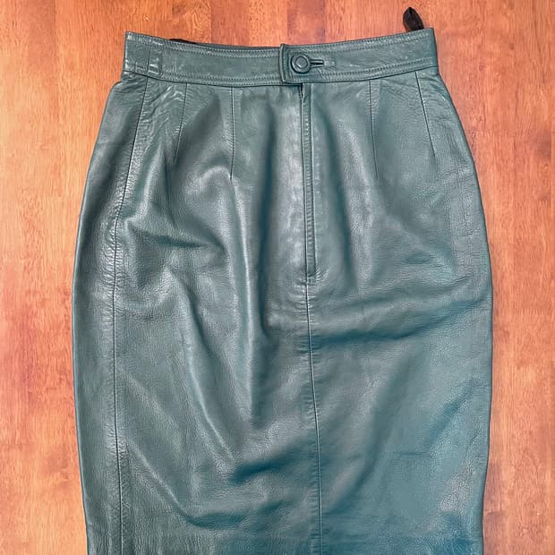 LOEWE Leather Skirt