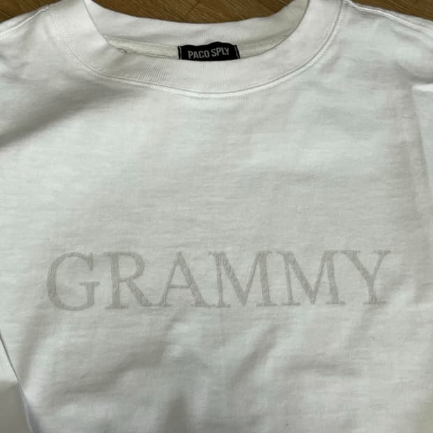 파코서플라이 그래미 롱슬리브 2사이즈 화이트