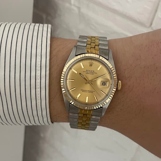 롤렉스 데이저스트 1601 콤비 빈티지 시계 