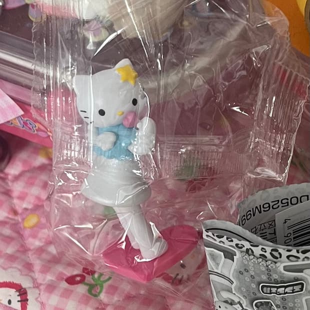산리오 엔젤 롱다리 키티 피규어 천사키티 가챠
