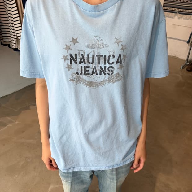 Nautica Jeans Company 블루 티셔츠 M