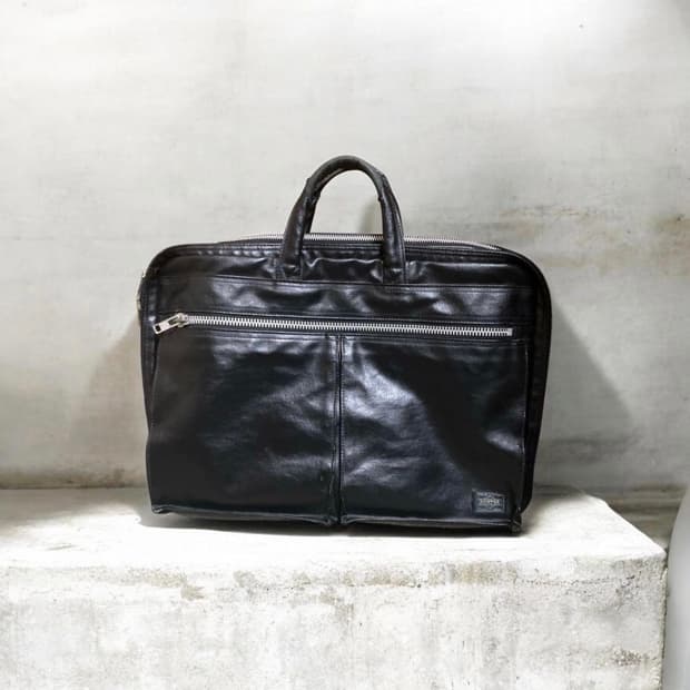 Porter 요시다포터 빈티지 브리프케이스 블랙
