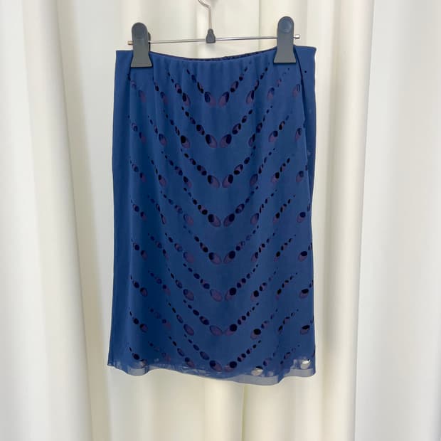 Vivienne tam mesh layered skirt