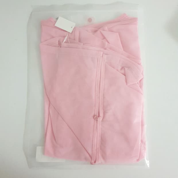 우화 WRINKLE MESH CARDIGAN PINK 메쉬 가디건 핑크