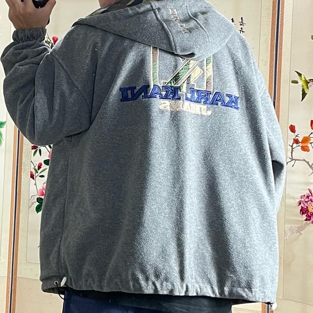 90-00s Karl kani 칼카니 리버시블 후드자켓