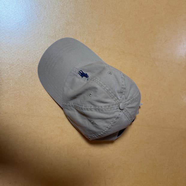 폴로 빈티지 캡 베이지