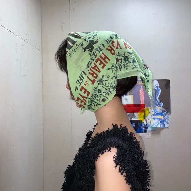 Blue Blue Japan Mother Nature 반다나