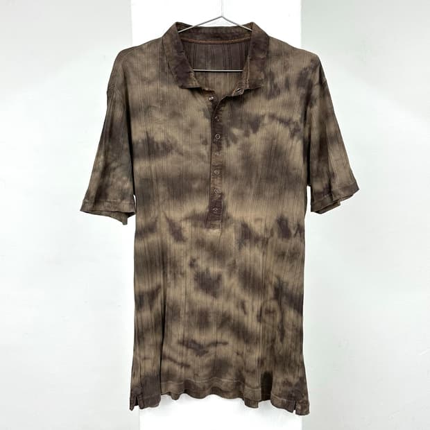 Brown bleach washing collar