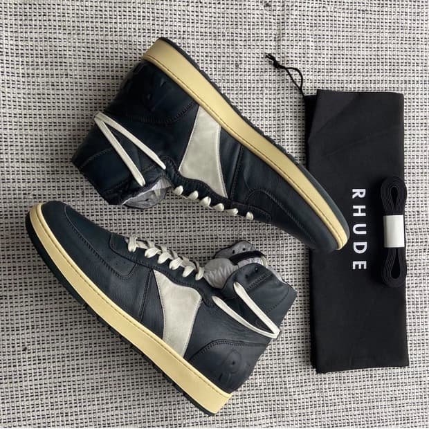 Rhude 루드 하이 스니커즈