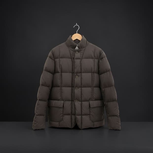 XXL/ 아스페시 퀄팅 다운 패딩 블레이저 자켓