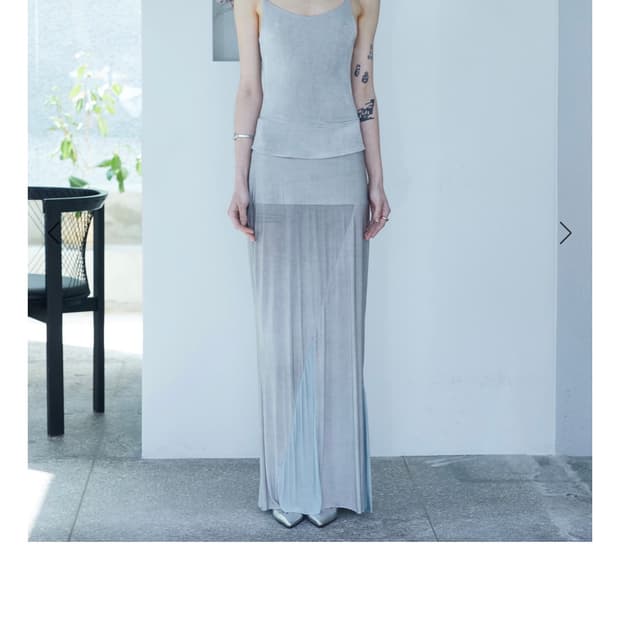 구해요)퍼스널랭귀지 block string ice gray (s)
