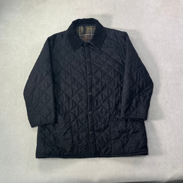 100 바버 인터네셔널 코듀로이 퀄팅 자켓