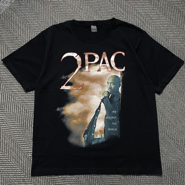 빈티지 투팍 힙합 프린팅 티셔츠o 4942