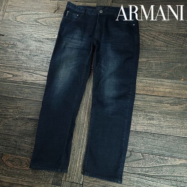 [아르마니] 빈티지 스트레이트 데님 팬츠 청바지 P01593