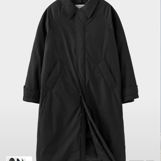 수아레 서스테인 발마칸 코트 패딩 (블랙)