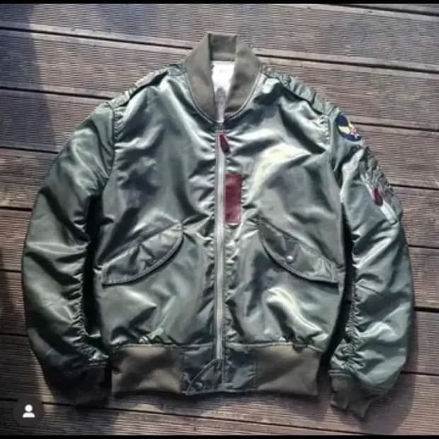 Ma-1 ,l2B 스틸휠즈x 언노운피플 콜라보 마원 자켓 L사이즈