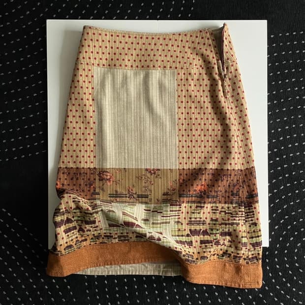 patterned skirt