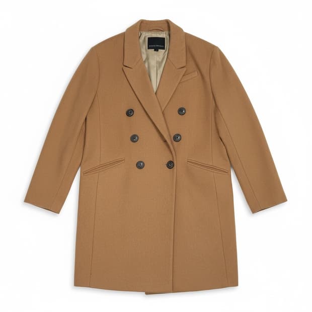 바나나리퍼블릭 카멜 더블 코트