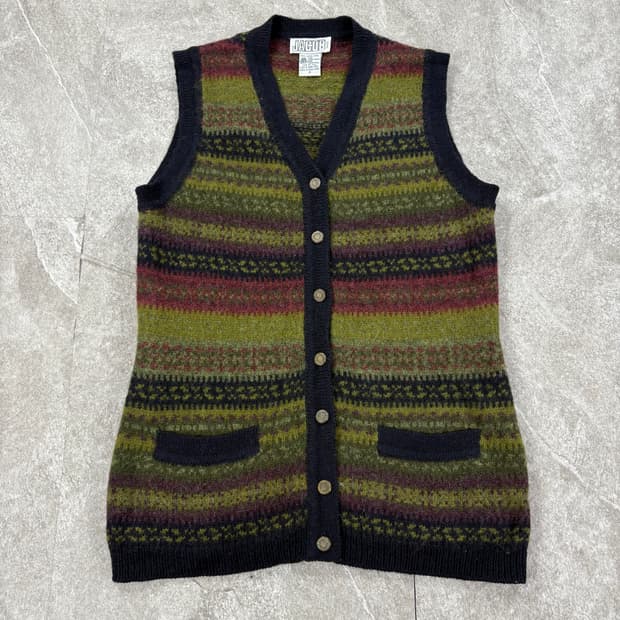 Vintage wool vest