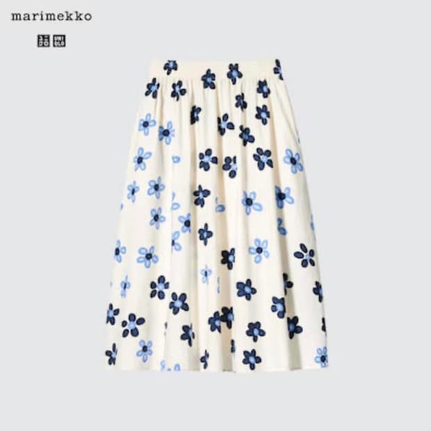 유니클로 마리메꼬 콜라보 스커트