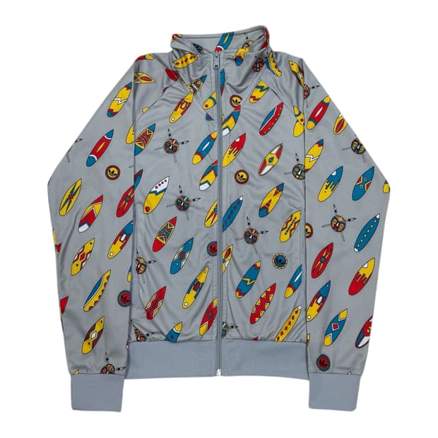 아디다스 빈티지 제레미스캇 트랙탑 져지 자켓 그레이 S