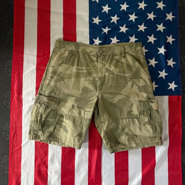 [38] 랭글러 카모 밀리터리 쇼츠 반바지 
