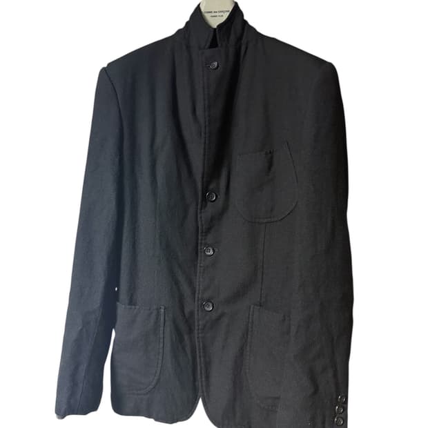 꼼데가르송 옴므 리버시블 울 자켓