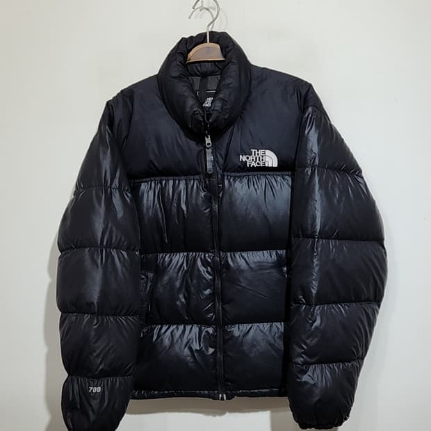 (M) 노스페이스 700 눕시패딩 점퍼 블랙 거위털 구스다운 자켓 