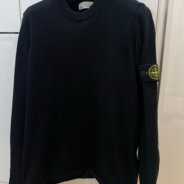 24fw 스톤아일랜드 블랙니트 xl