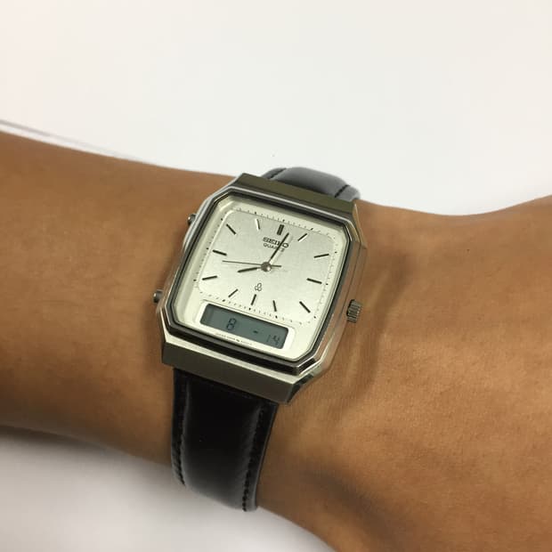 80s seiko ana-digi quatz