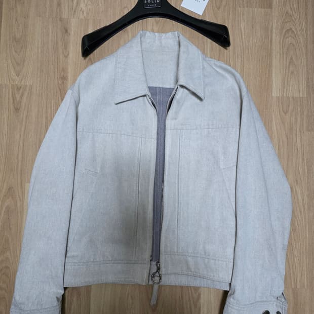 솔리드옴므 아이보리 데님 자켓 48