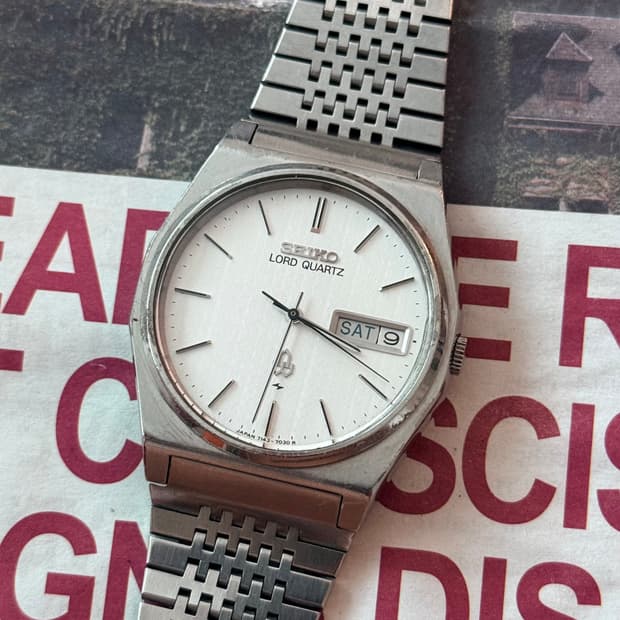 Seiko 세이코 Load Quartz Day-Date