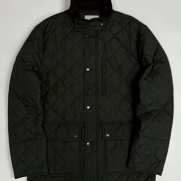 [100] 헨리코튼 골프 카키 퀄팅 자켓