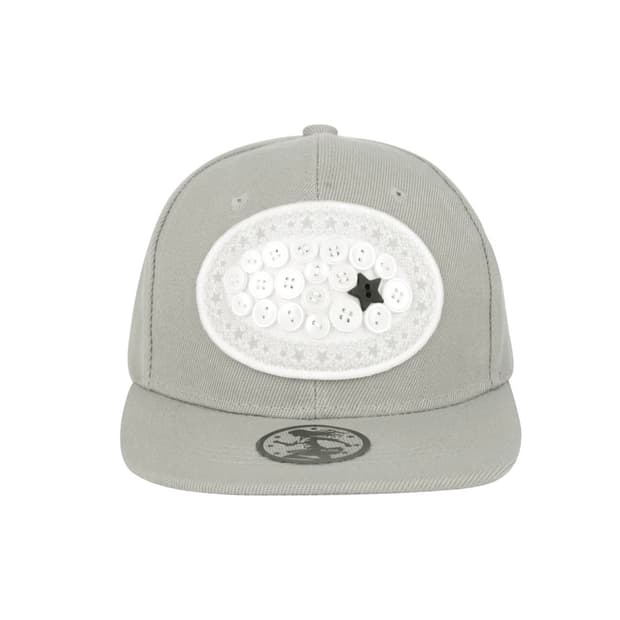 오호스 레이스 버튼 스냅백 그레이