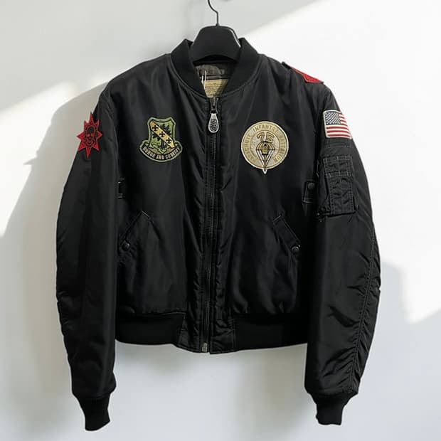 리바이스 리워크 패치 MA-1 플라이트 자켓