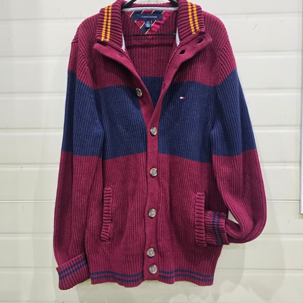 타미힐피거 남성 니트 가디건 M