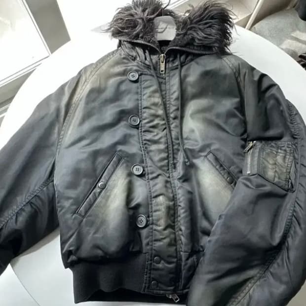 프로젝트 G/R N2B 빈티지 자켓 블랙
