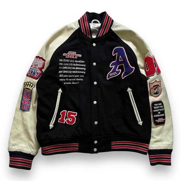 빈티지 2001 아사히 레더 바시티