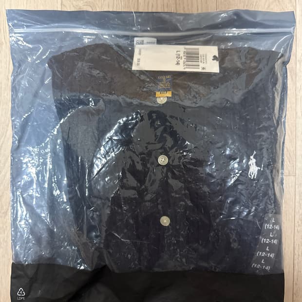 폴로 키즈 가디건 L 