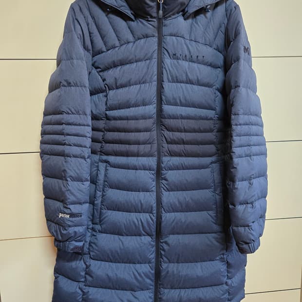 밀레 여성 구스다운 롱패딩