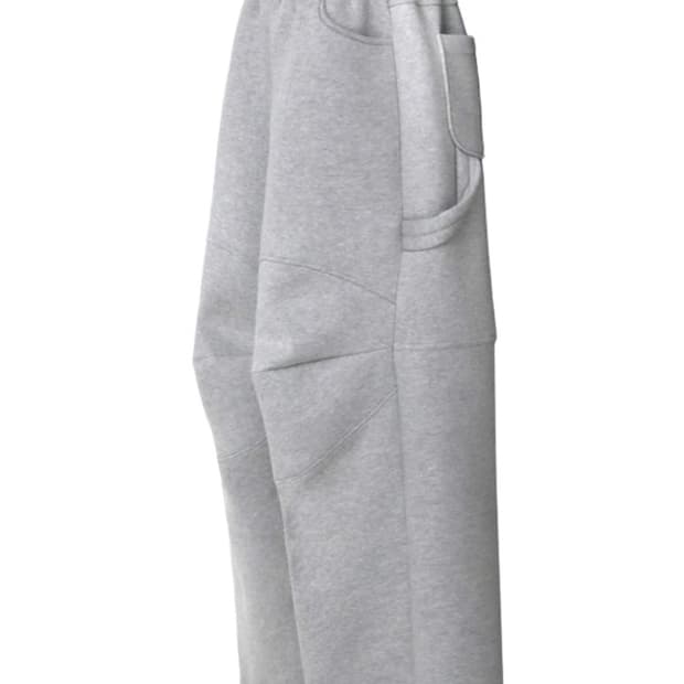 [OS] mjd 3d 니 스웻 팬츠 멜란지 그레이