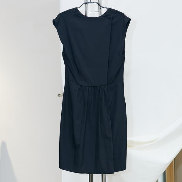Shirring Sleeveless One-Piece