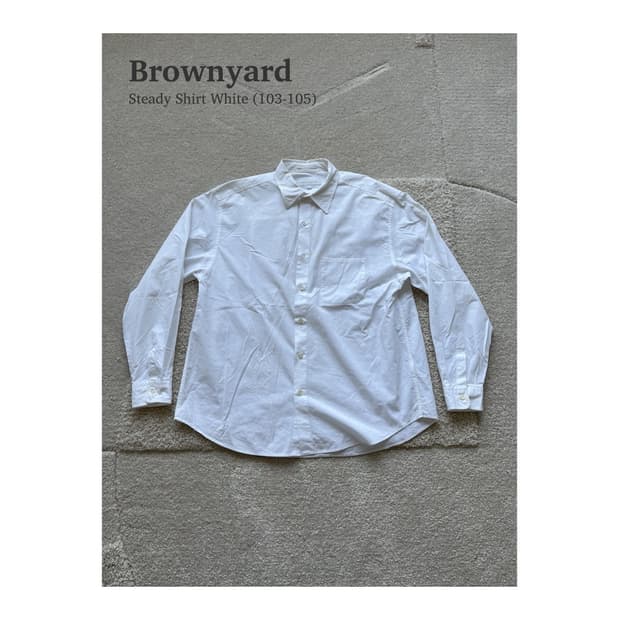 브라운야드 Steady Shirt White (초판) (103-105)
