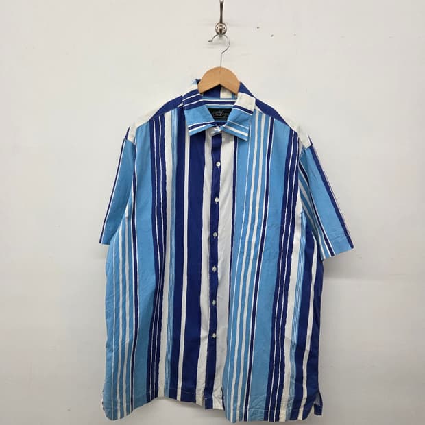 헨리코튼 빈티지 스트라이프 셔츠 남성2XL