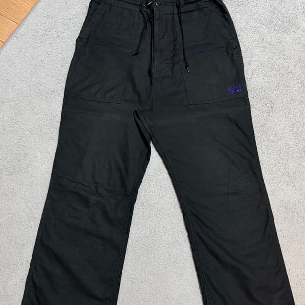 니들스 스트링 퍼티그 팬츠 블랙 S