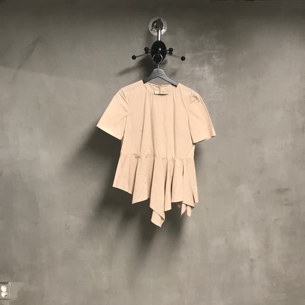 마르니 반팔 블라우스 베이지 42(W)