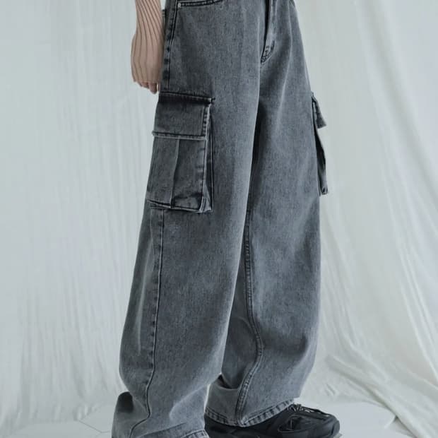 어반드레스 Snow cargo Denim BLACK / xs