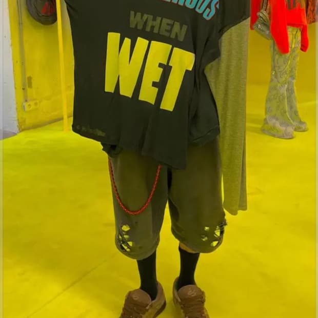 ERL dangerous when wet 티셔츠 L