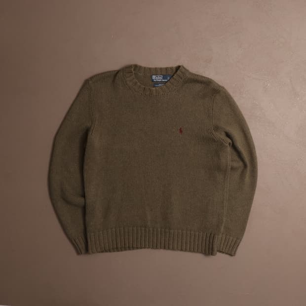 폴로 랄프로렌 로고 헤비 스웨터 니트 A1643